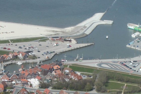 Luftbild Haus Hafenruh Neuharlingersiel